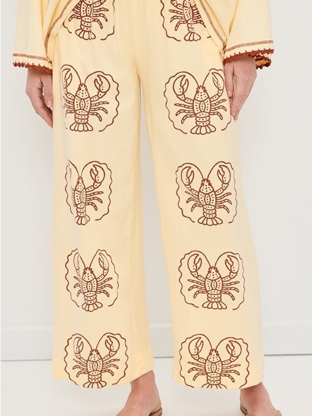 Ciao Ciao Vacation Lita Lobster Pants NWT Small